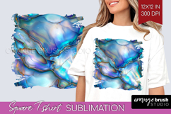Pearl Square Tshirt Background - Pearl Texture PNG Product Image 1