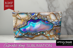 Pearl Cosmetic Bag - Pearl Texture Makeup Bag PNG Product Image 1