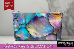 Pearl Cosmetic Bag - Pearl Texture Makeup Bag PNG Product Image 1