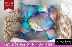 Pearl Pillow Sublimation - Pearl Texture Pillow Cover PNG Product Image 1