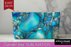 Pearl Cosmetic Bag - Pearl Texture Makeup Bag PNG Product Image 1