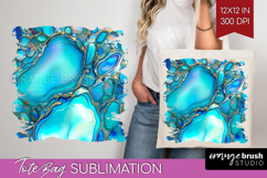 Pearl Tote Bag - Pearl Texture Tote Bag PNG Sublimation Product Image 1