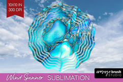 Pearl Wind Spinner Sublimation PNG - Pearl Texture Round Product Image 1