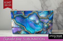 Pearl Cosmetic Bag - Pearl Texture Makeup Bag PNG Product Image 1