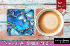 Pearl Square Coaster - Pearl Texture Coaster PNG Sublimation Product Image 1