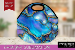 Pearl Lunch Bag - Pearl Texture Lunch Bug PNG Sublimation Product Image 1