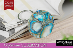 Pearl Keychain PNG - Pearl Texture Keychain Sublimation Product Image 1