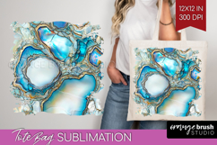 Pearl Tote Bag - Pearl Texture Tote Bag PNG Sublimation Product Image 1
