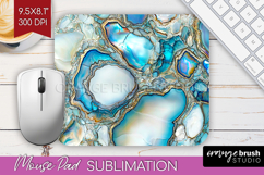 Pearl Mouse Pad Sublimation - Pearl Texture Mousepad PNG Product Image 1