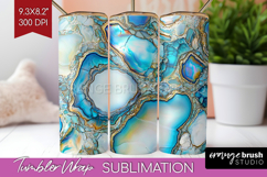 Pearl Tumbler Wrap - Pearl Texture Tumbler PNG Sublimation Product Image 1
