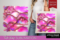 Pearl Tote Bag - Pearl Texture Tote Bag PNG Sublimation Product Image 1
