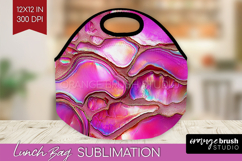 Pearl Lunch Bag - Pearl Texture Lunch Bug PNG Sublimation Product Image 1