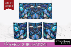 Pearl Mug Wrap - Pearl Texture Mug PNG Sublimation Product Image 1