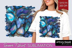 Pearl Square Tshirt Background - Pearl Texture PNG Product Image 1