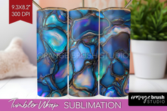 Pearl Tumbler Wrap - Pearl Texture Tumbler PNG Sublimation Product Image 1
