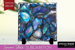 Pearl Slate PNG - Pearl Texture Square Slate Sublimation Product Image 1