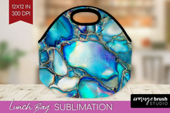 Pearl Lunch Bag - Pearl Texture Lunch Bug PNG Sublimation Product Image 1