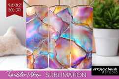 Pearl Tumbler Wrap - Pearl Texture Tumbler PNG Sublimation Product Image 1