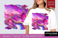 Pearl Square Tshirt Background - Pearl Texture PNG Product Image 1