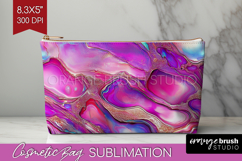 Pearl Cosmetic Bag - Pearl Texture Makeup Bag PNG Product Image 1