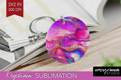 Pearl Keychain PNG - Pearl Texture Keychain Sublimation Product Image 1