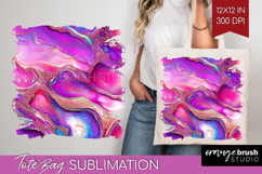 Pearl Tote Bag - Pearl Texture Tote Bag PNG Sublimation Product Image 1