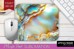 Pearl Mouse Pad Sublimation - Pearl Texture Mousepad PNG Product Image 1