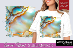 Pearl Square Tshirt Background - Pearl Texture PNG Product Image 1