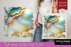 Pearl Tote Bag - Pearl Texture Tote Bag PNG Sublimation Product Image 1