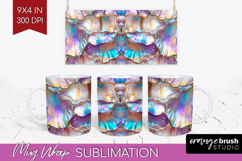 Pearl Mug Wrap - Pearl Texture Mug PNG Sublimation Product Image 1