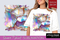 Pearl Square Tshirt Background - Pearl Texture PNG Product Image 1