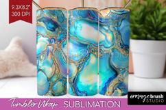 Pearl Tumbler Wrap - Pearl Texture Tumbler PNG Sublimation Product Image 1