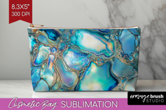 Pearl Cosmetic Bag - Pearl Texture Makeup Bag PNG Product Image 1