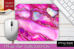 Pearl Mouse Pad Sublimation - Pearl Texture Mousepad PNG Product Image 1