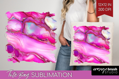 Pearl Tote Bag - Pearl Texture Tote Bag PNG Sublimation Product Image 1