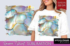 Pearl Square Tshirt Background - Pearl Texture PNG Product Image 1