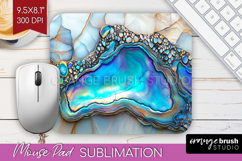 Pearl Mouse Pad Sublimation - Pearl Texture Mousepad PNG Product Image 1