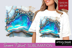 Pearl Square Tshirt Background - Pearl Texture PNG Product Image 1