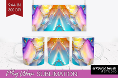 Pearl Mug Wrap - Pearl Texture Mug PNG Sublimation Product Image 1
