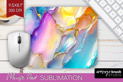 Pearl Mouse Pad Sublimation - Pearl Texture Mousepad PNG Product Image 1