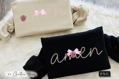Coquette Pearl Amen PNG Design | Christian Png Product Image 11