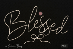 Pearl Blessed PNG Design | Christian PNG Product Image 3