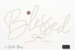 Pearl Blessed PNG Design | Christian PNG Product Image 4