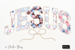 Pearl Easter Jesus PNG Design | Easter PNG Product Image 4