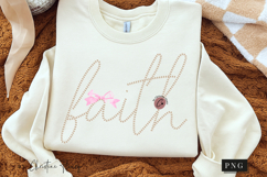 Coquette Pearl Faith PNG Design | Christian Png Product Image 2