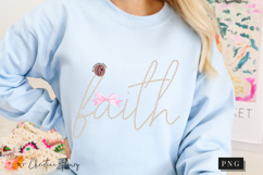 Coquette Pearl Faith PNG Design | Christian Png Product Image 8