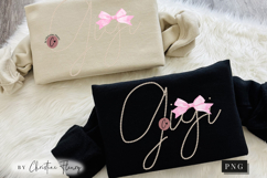 Coquette Pearl Gigi PNG Design | Mothers Day PNG Product Image 11