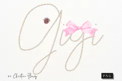 Coquette Pearl Gigi PNG Design | Mothers Day PNG Product Image 4