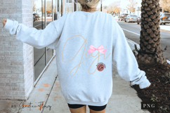 Coquette Pearl Gigi PNG Design | Mothers Day PNG Product Image 5