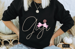 Coquette Pearl Gigi PNG Design | Mothers Day PNG Product Image 6
